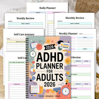 FOCUSVAULT - 2026 ADHD Adult Planner for Structured Daily & Weekly Productivity 6