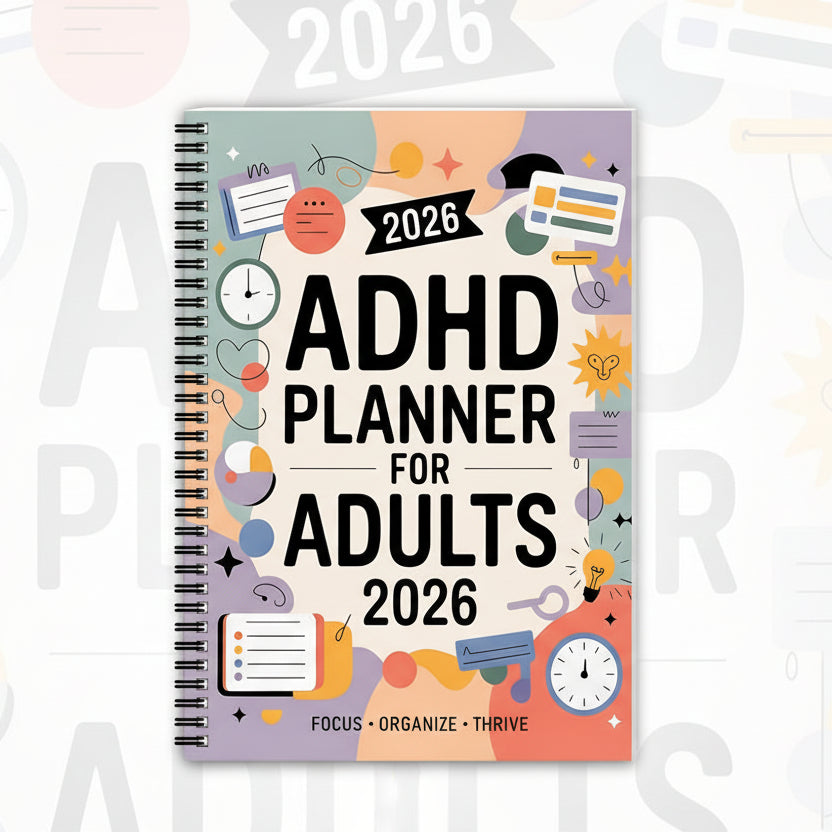 FOCUSVAULT - 2026 ADHD Adult Planner for Structured Daily & Weekly Productivity 8