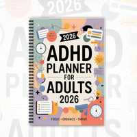 FOCUSVAULT - 2026 ADHD Adult Planner for Structured Daily & Weekly Productivity 8
