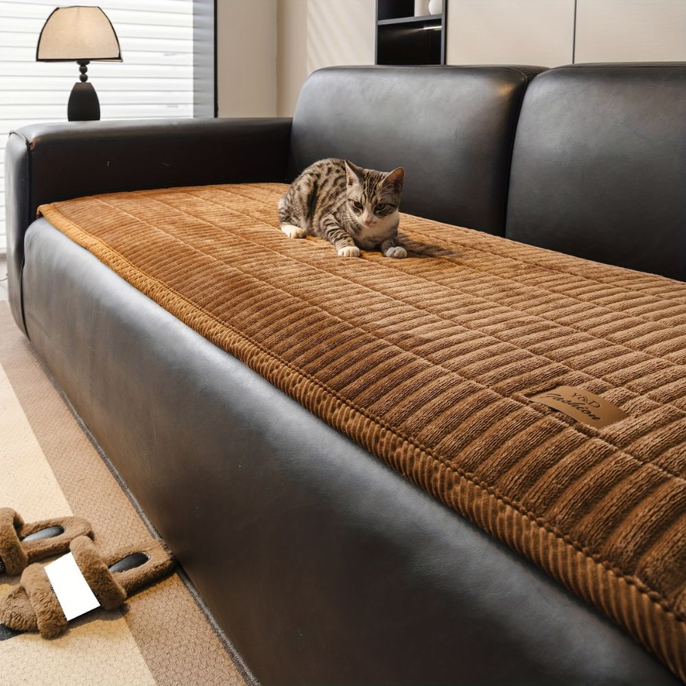 FURNIGUARD - Quilted Microfiber Sofa Cover for Ultimate Protection & Comfort 1