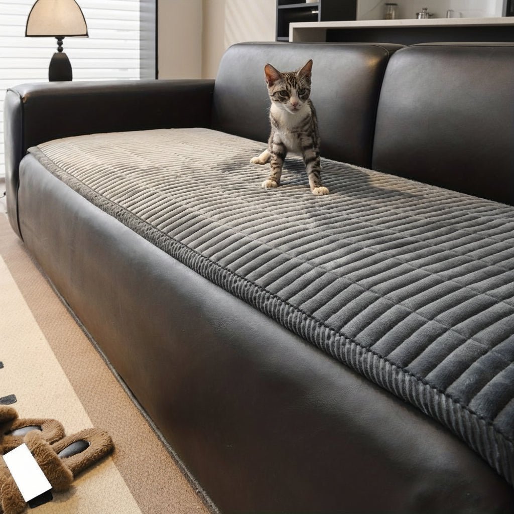 FURNIGUARD - Quilted Microfiber Sofa Cover for Ultimate Protection & Comfort 4