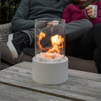 FlameAura - Bioethanol Table Fireplace with Smoke-Free Flame & Modern Design 9