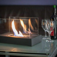 FlameGlow - Bioethanol Tabletop Fireplace, Portable Table Top Fire Bowl for Indoor & Outdoor Use 3