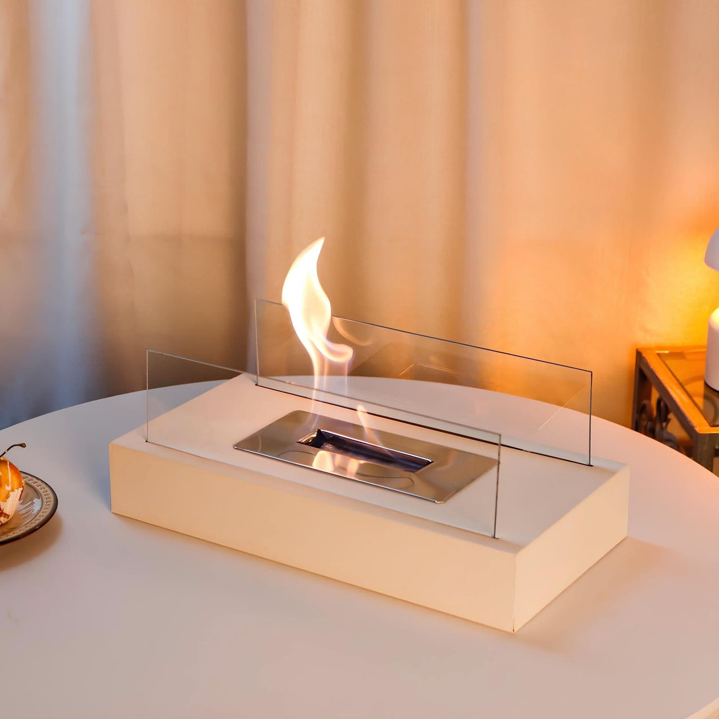 FlameGlow - Bioethanol Tabletop Fireplace, Portable Table Top Fire Bowl for Indoor & Outdoor Use 6