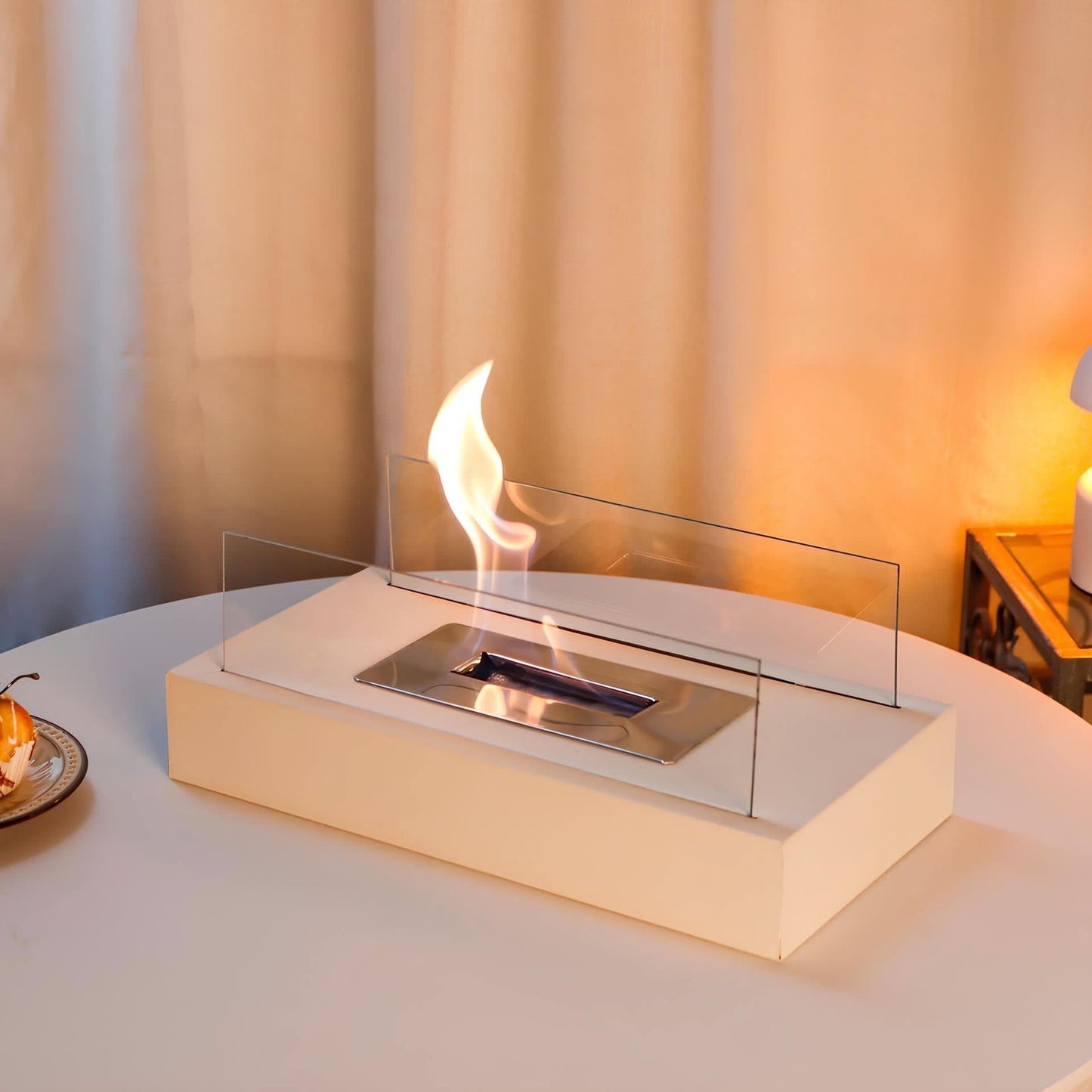 FlameGlow - Bioethanol Tabletop Fireplace, Portable Table Top Fire Bowl for Indoor & Outdoor Use 6