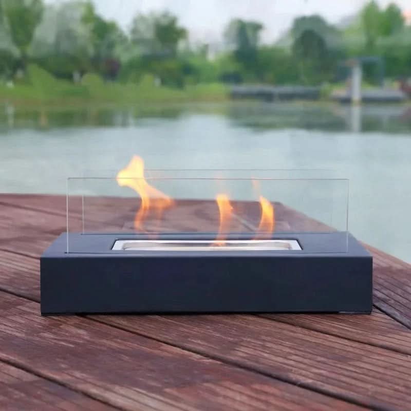 FlameGlow - Bioethanol Tabletop Fireplace, Portable Table Top Fire Bowl for Indoor & Outdoor Use 7