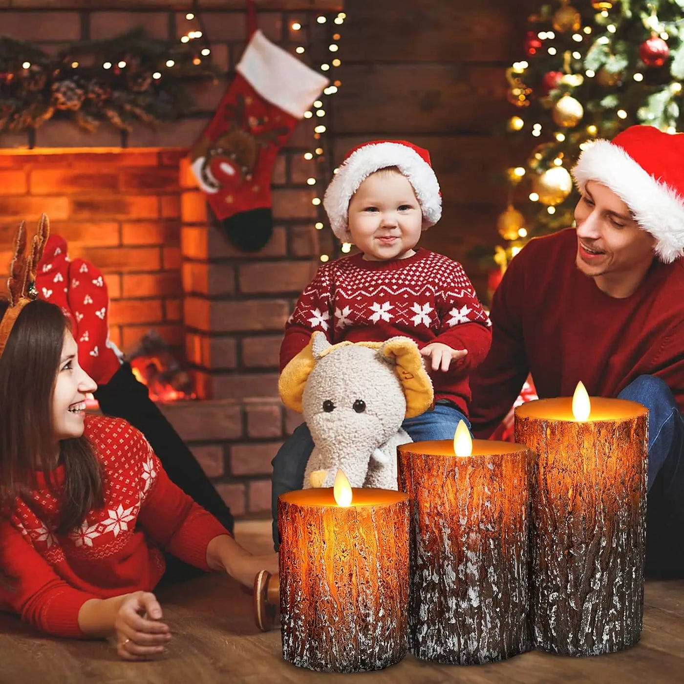 Flameless LED Tea Light Candles - Warm White Decorative Lighting for Events 2