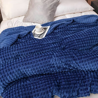 SOFTRELIEF – Lightweight Textured Blanket for Inviting Home Comfort