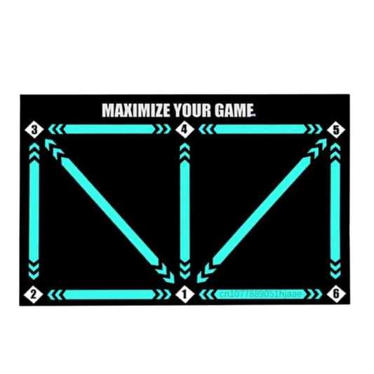 FootMaster Soccer Training Mat - Non-Slip Grip for Technique & Coordination 0