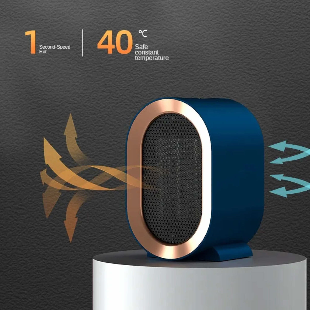 HEATELIS – Portable Space Heater for Comfortable Desk Areas