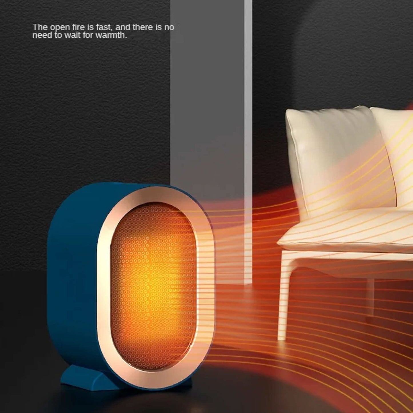 HEATELIS – Portable Space Heater for Comfortable Desk Areas