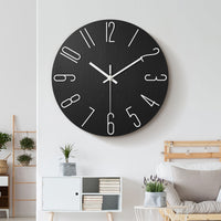 Frameless Modern Wall Clock with Silent Quartz Movement - Elegant Wall Clock Decor 1