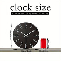 Frameless Modern Wall Clock with Silent Quartz Movement - Elegant Wall Clock Decor 3