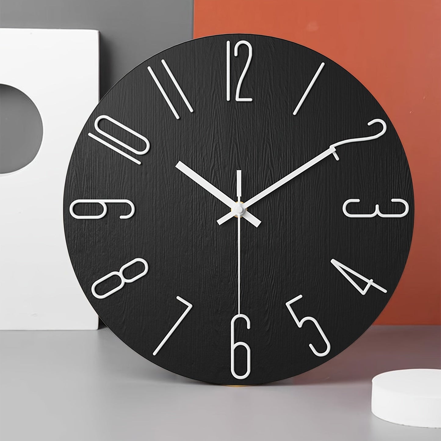 Frameless Modern Wall Clock with Silent Quartz Movement - Elegant Wall Clock Decor 6