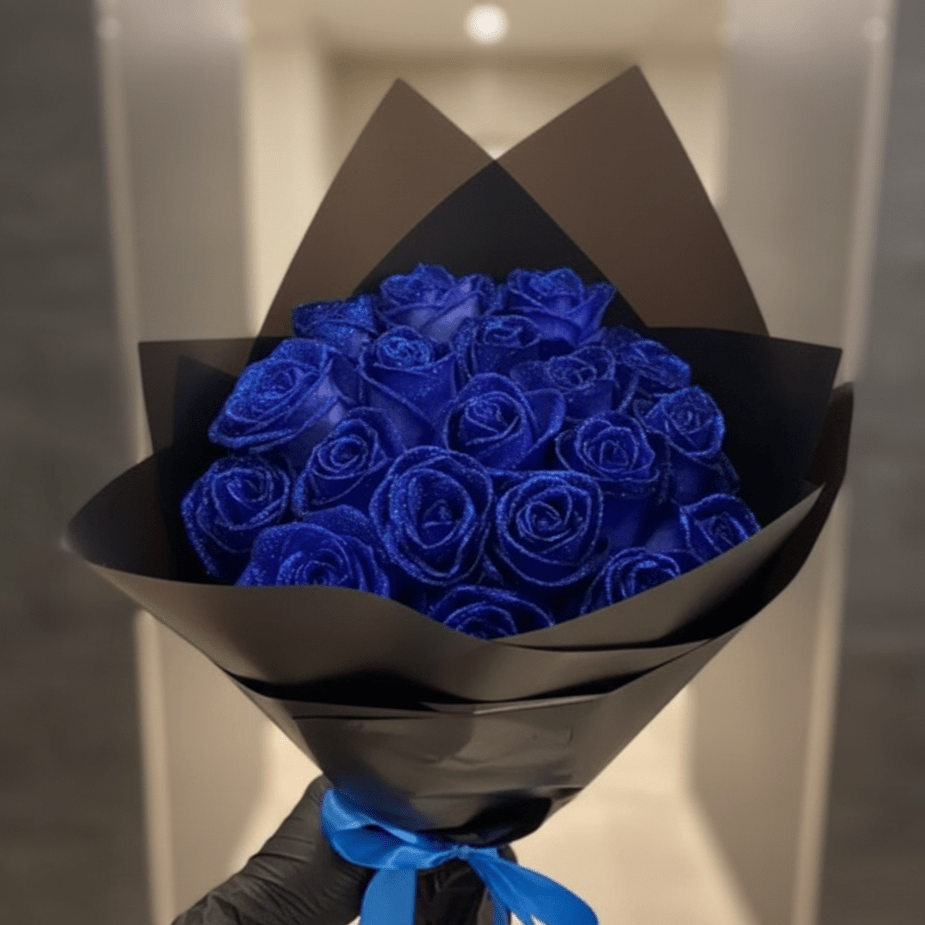 GLAMROSE - Artificial glitter rose designed for long-lasting elegance and luxurious home decoration without maintenance 2