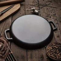 GRIDDLEPRO – Cast Iron Griddle Skillet for Even Heat & Multi Cooking 5