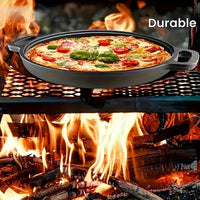 GRIDDLEPRO – Cast Iron Griddle Skillet for Even Heat & Multi Cooking 6