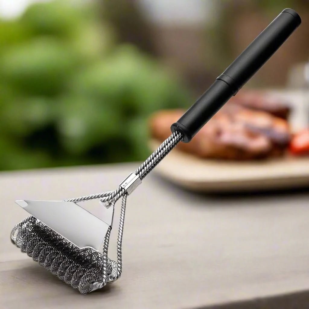 GRILLMASTER – Bristle-Free Stainless Steel BBQ Brush 2