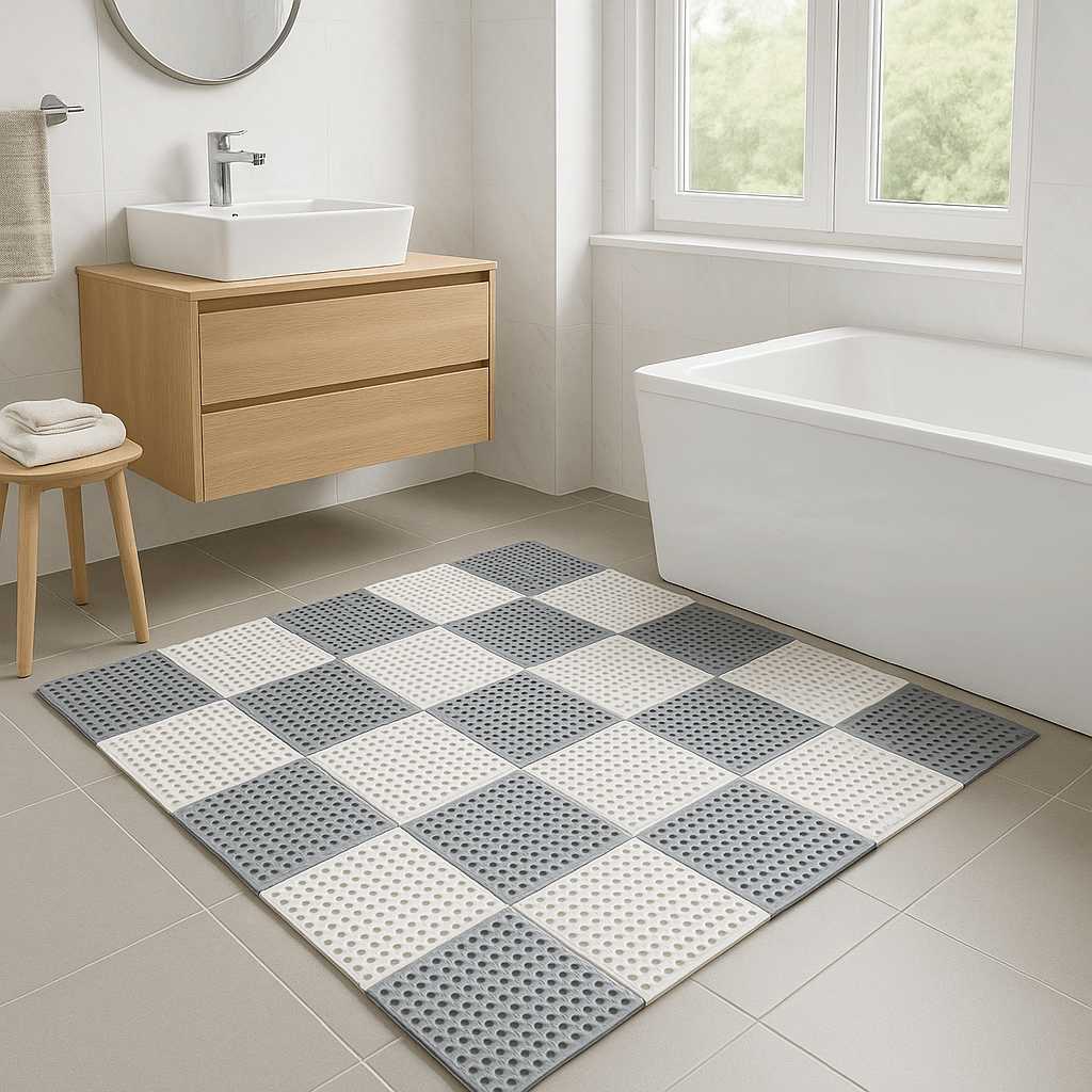 GRIPSHIELD - Waterproof Non-Slip Bath Mats for Enhanced Shower Safety 2