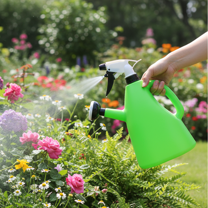 GardenJoy Mini Watering Can - 1L Indoor Plant Watering Can with Dual Spray Function 3