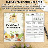 GardenLog A5 Spiral-Bound Garden Planner with Plant Care Tracker & Monthly Calendar 8