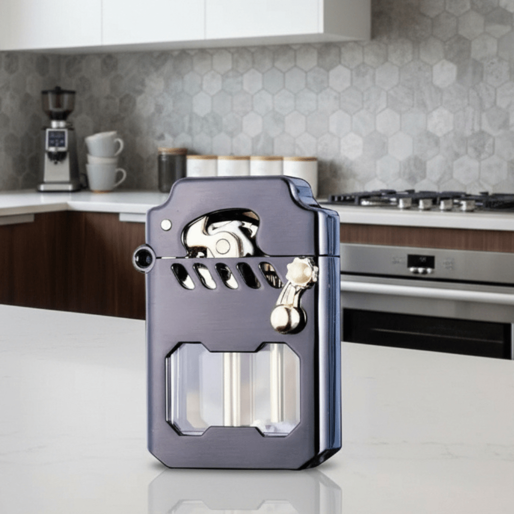 GearFlame - Windproof Mechanical Lighter with Stylish Gear Design 0
