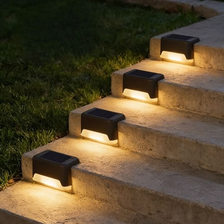 STEPHALO – Solar Step Lights 8-Pack for Effortless Dusk Lighting