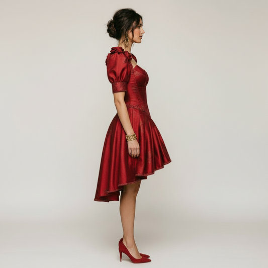 Aurette | Women’s Structured Bodice Party Dress