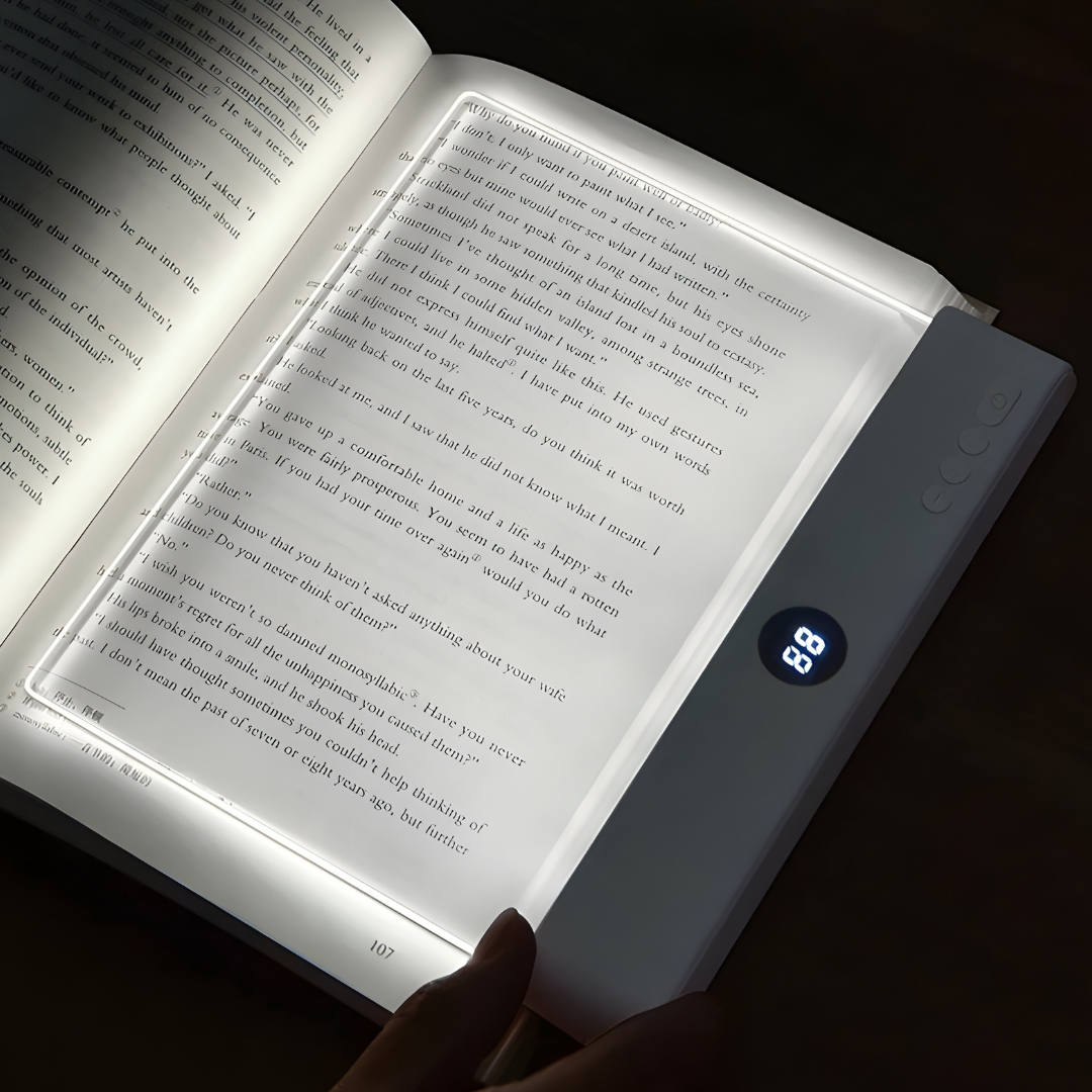 GlowEase - LED Reading Light with Flexible Arm & Dimmable Brightness 0