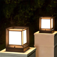 GlowSphere - Modern Outdoor Standing Lamp for Gates & Driveways 1