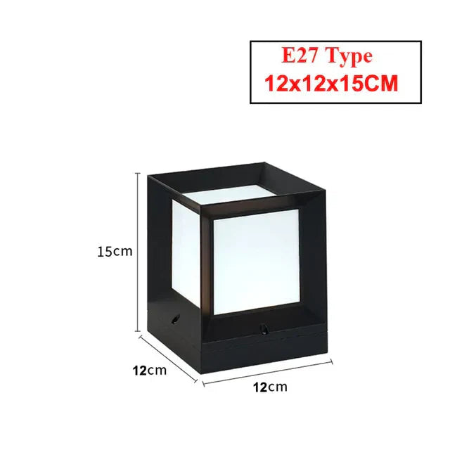 GlowSphere - Modern Outdoor Standing Lamp for Gates & Driveways 5