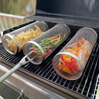 GrillMaster - Premium Stainless Steel 360° Rotating Grill Basket 1