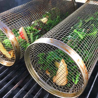 GrillMaster - Premium Stainless Steel 360° Rotating Grill Basket 5