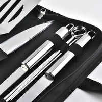 Grill Tool Set - Complete Stainless Steel BBQ Utensils for Outdoor Cooking 6