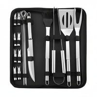 Grill Tool Set - Complete Stainless Steel BBQ Utensils for Outdoor Cooking 8