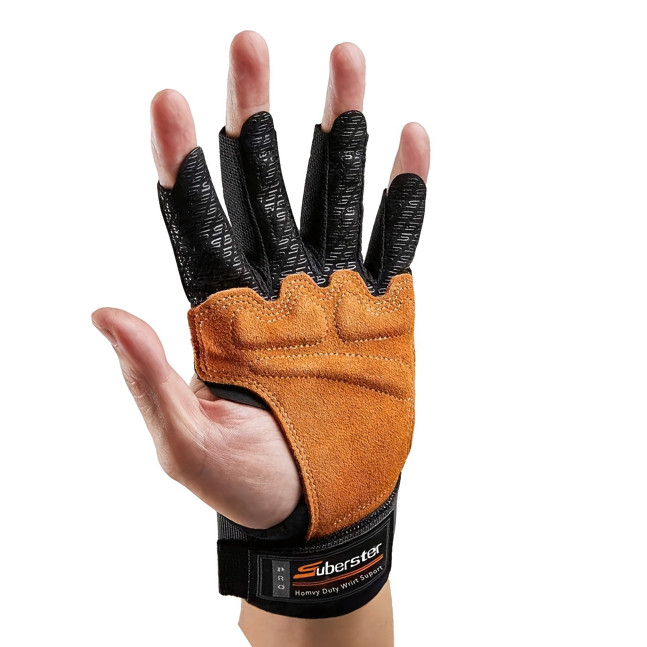 GripGuard - Anti-Slip Weightlifting Gloves with Wrist Support 1