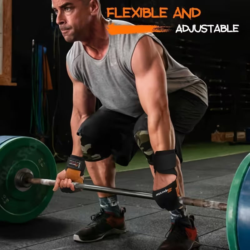 GripGuard - Anti-Slip Weightlifting Gloves with Wrist Support 4