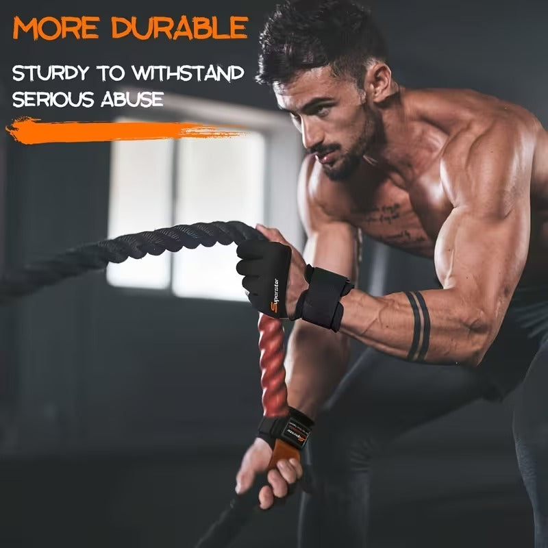 GripGuard - Anti-Slip Weightlifting Gloves with Wrist Support 5