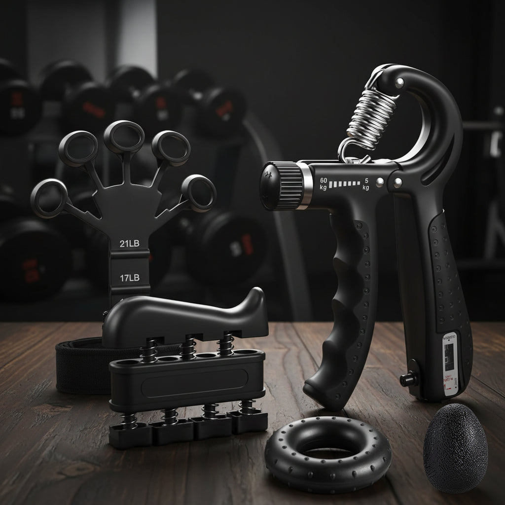 GripMaster - 5-teiliges Hand- und Unterarm-Trainingsset