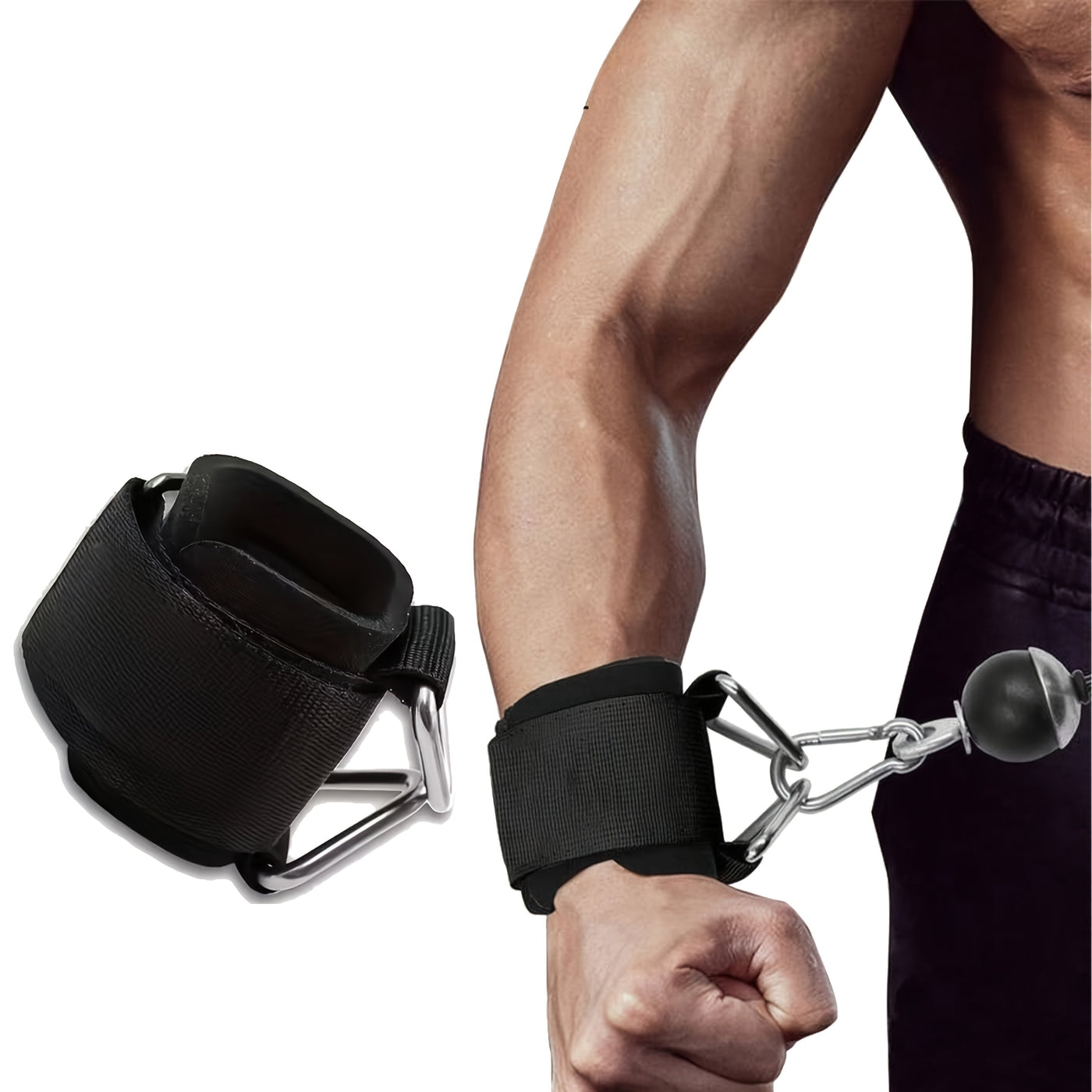 GripStrong Adjustable Anti-Slip Fitness Wristband for Strength Training 0