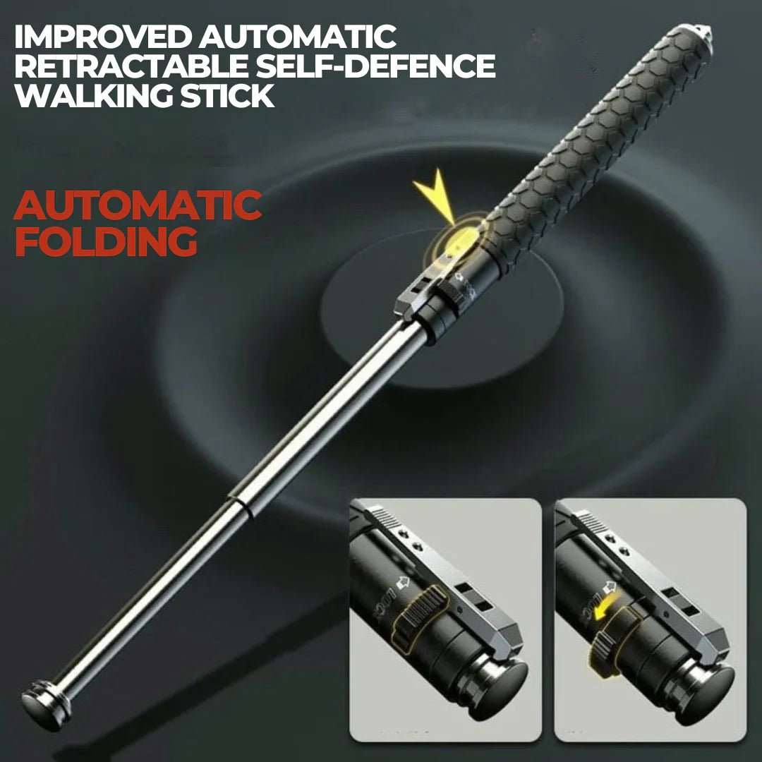 HIKESTICK - Ergonomic Folding Hiking Pole with Anti-Slip Grip for Stability 5
