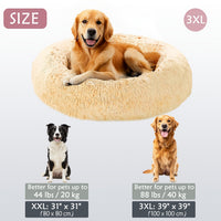 HUGAFUR - Ultra-Soft Faux Fur Dog Bed for Large Dogs & Cats, Anxiety Relief 13