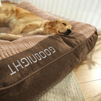 HUGBED - Large Orthopedic Dog Bed with Scratch-Resistant Design and Raised Headrest 5