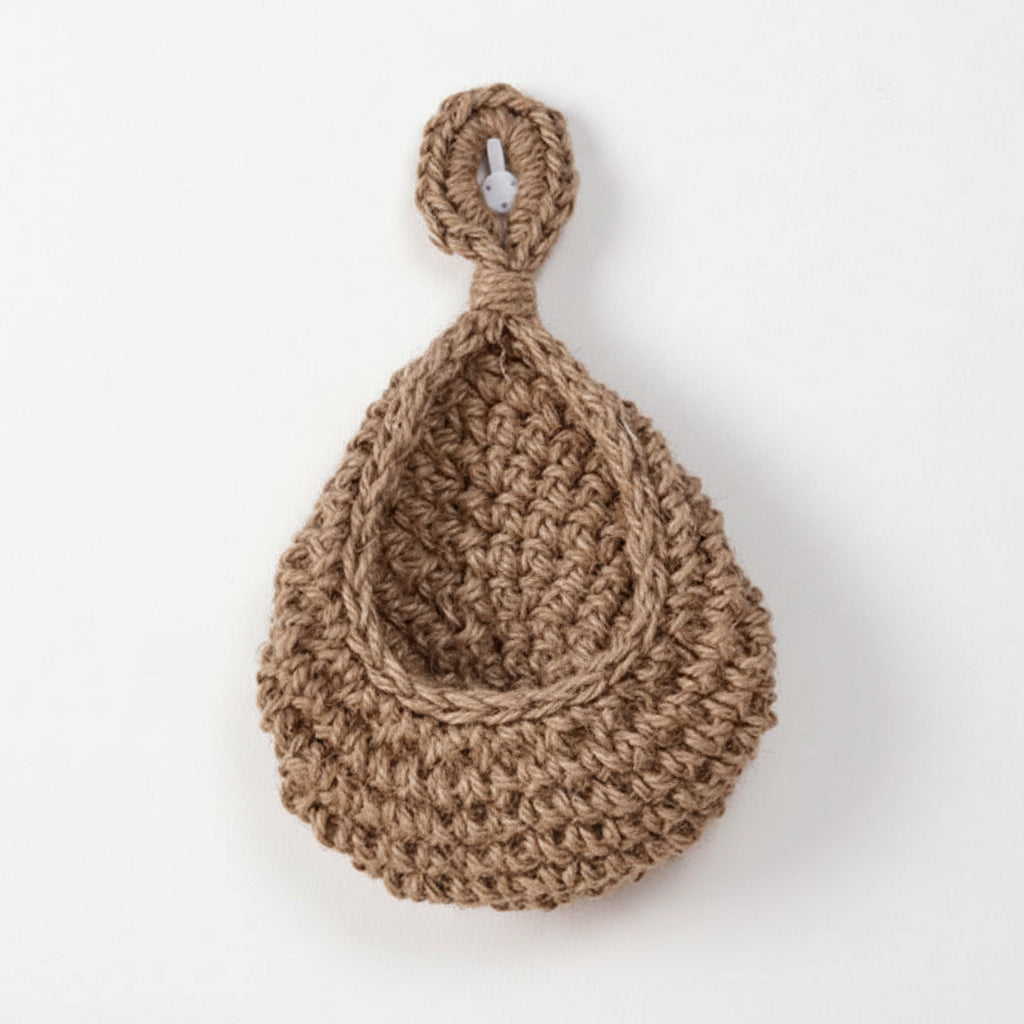 Handwoven Wall-Mounted Basket Organizer - Durable Hemp Rope for Fruits & Vegetables 6