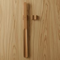 HeelGlide - Extra-Long Wooden Shoe Horn with Ergonomic Handle 0