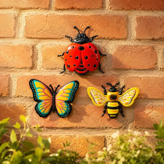 GARDENFORT – Weatherproof Garden Wall Decor Set for Durable Decorative Appeal