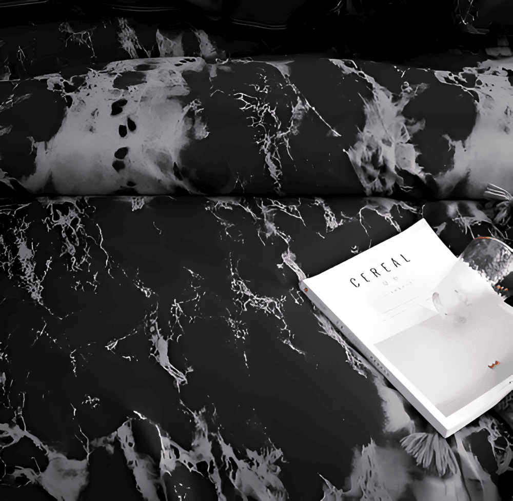 VEINZORIA – Decorative Duvet Cover Set for Modern Bedroom Appeal