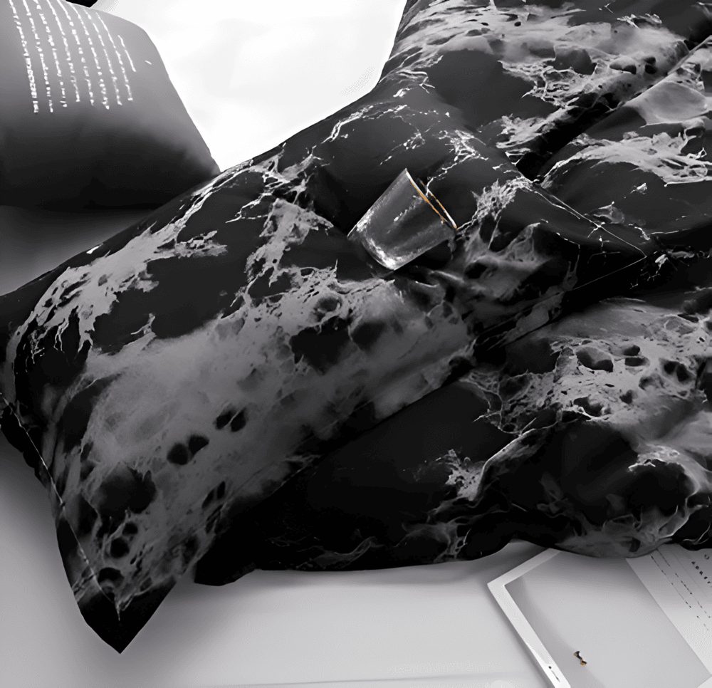 VEINZORIA – Decorative Duvet Cover Set for Modern Bedroom Appeal