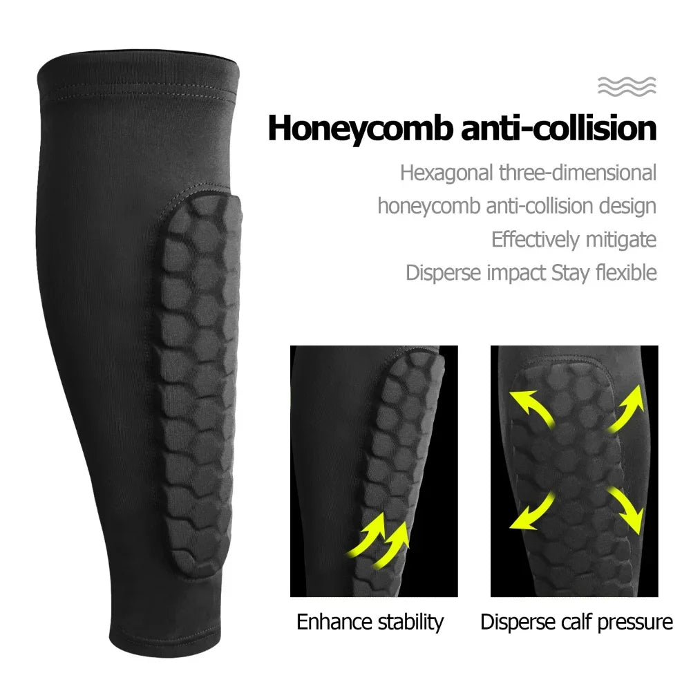 Honeycomb Soccer Shin Guards - Advanced Protection & Comfort for All Sports 3