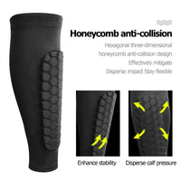 Honeycomb Soccer Shin Guards - Advanced Protection & Comfort for All Sports 3